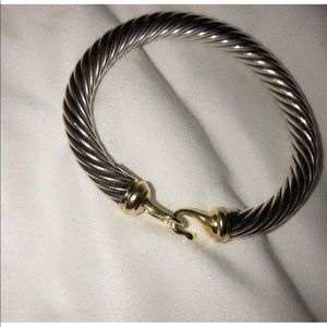 DAVID YURMAN CABLE BRACELET W/ BUCKLE